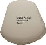 74 x 34 x 5 cm  Natural-Start Moses Basket Mattress - Coir & Lambswool With a Waterproof Outlux Cover