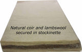 84 x 43 x 5 cm Crib Mattress NightyNite® Natural  Coir & Lambswool, Coolmax© & Maxispace Cover