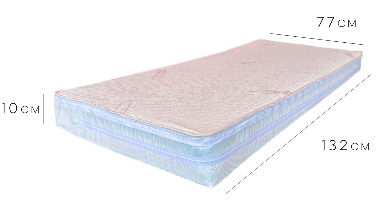 132 x 77 Dependable Cot Mattress - Coir & Pocket Springs