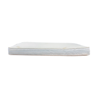 117 x 54 cm Excellence Cot Mattress - TCPP FREE FOAM & Pocket Springs- two  Easychange Coolmax© & Maxispace toppers.