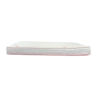 117 x 54 cm Dependable  Natural Pocket Sprung Cot Mattress - Natural  Coir and Wool - Metal  Pocket Sprung Unit , TWO  Outlux  Natural Cotton  Clip-On  Waterproof  Toppers