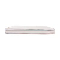 117 x 54 cm Excellence Cot Mattress - TCPP FREE FOAM & Pocket Springs- two  Easychange Coolmax© & Maxispace toppers.
