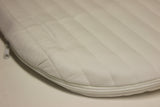 Moses Basket Mattress Ambassador  66 x 28 x 4 cm, Foam base,  Microfibre Cover. Waterproof liner