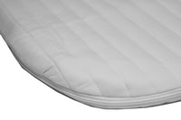 71 x 40 x 4 cm,Moses Basket Mattress  Ambassador Foam base,  Microfibre Cover.