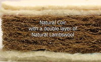 NightyNite® Easychange® Dependable Cot Mattress, Natural Coir & Lambswool,  Pocket Springs, Two Microfibre Toppers-nightynite.myshopify.com