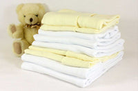 100% Cotton Fitted Sheets – Cot White-nightynite.myshopify.com