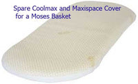 Moses Basket Mattress  Coolmax© and Maxispace Covers Only