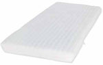 90 x 40 x 4 cm Ambassador Foam Crib Mattress, Waterproof liner - Washable Microfibre Cover