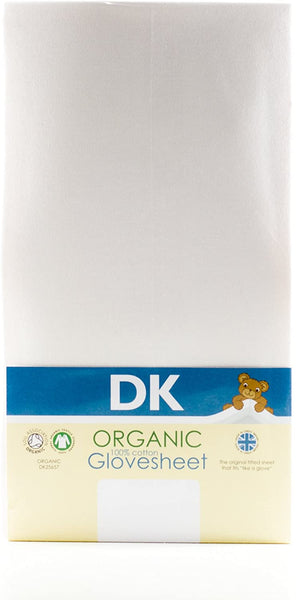 100% ORGANIC Cotton Fitted Sheets – Cot Bed White - Cot Mattress Company