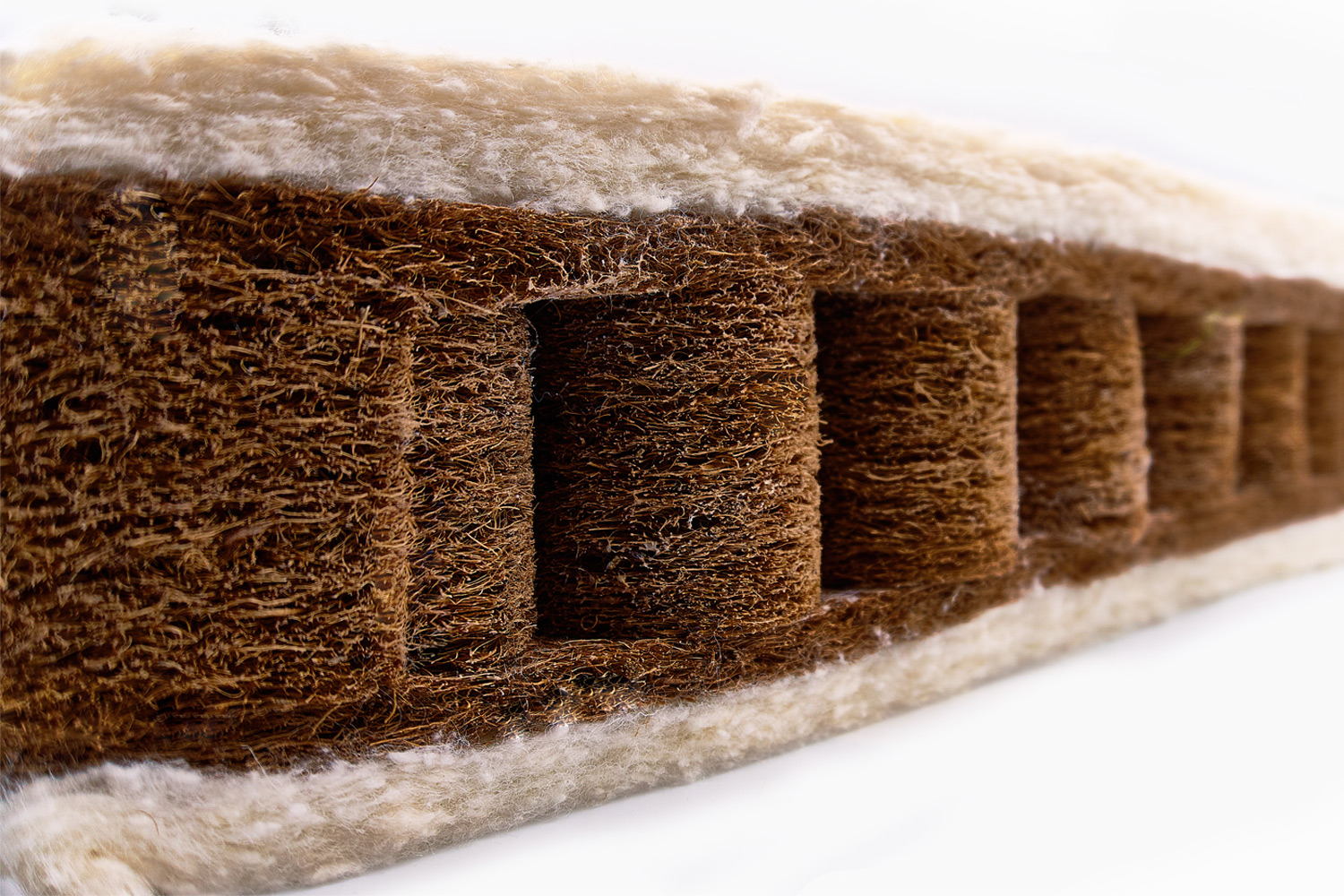 Natural coconut coir with coir pocket springs and lambswool 4