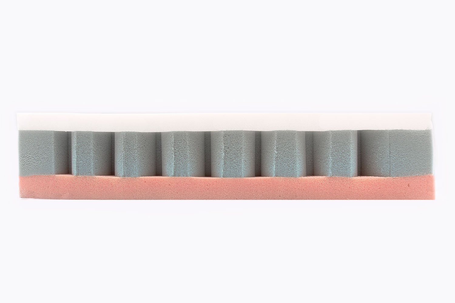 Foam with foam springs